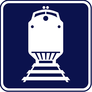 Train station sign in Panama