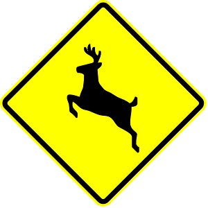 Wild animals sign in Panama