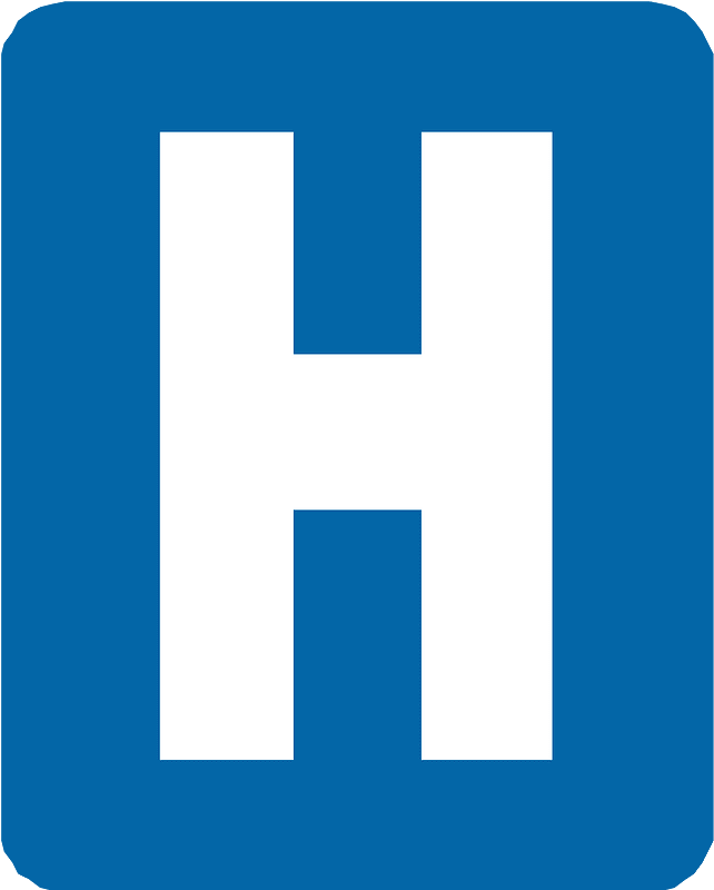 Hospital sign in Peru
