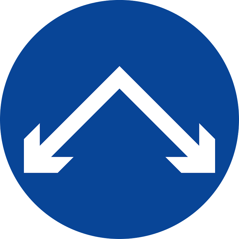 Pass oneither side sign in Philippines