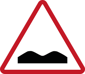 Uneven surface sign in Philippines