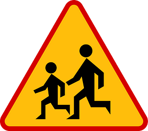 Children sign in Poland
