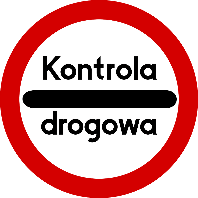 Other Control sign in Poland
