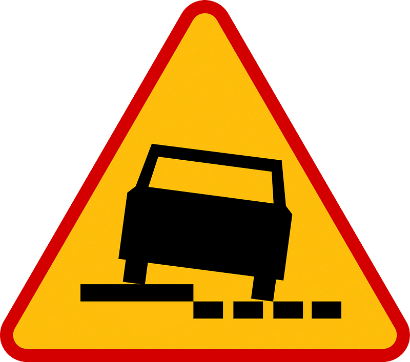 Soft verges sign in Poland