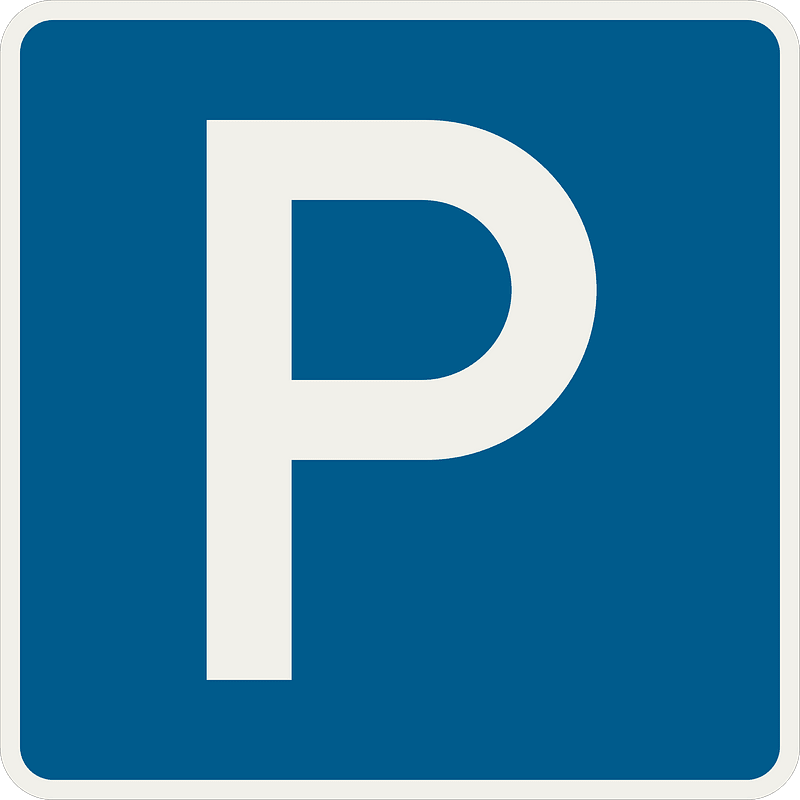 Parking sign in Slovakia
