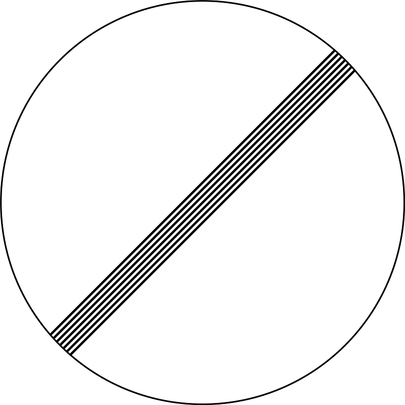End of all restrictions sign in Slovenia