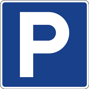 Parking sign in Spain