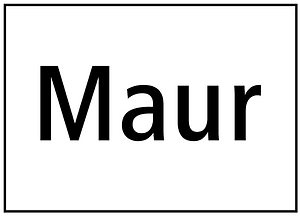 Entrance to built up area sign in Switzerland