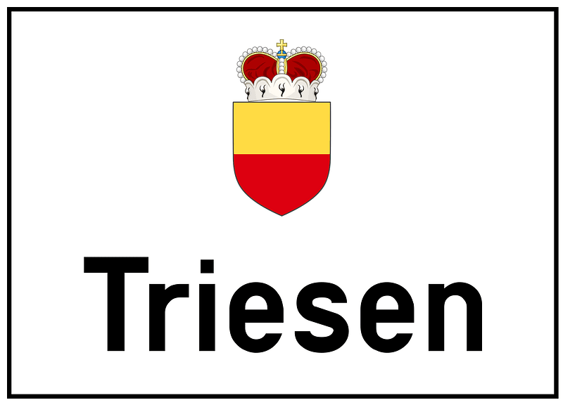 Entrance to built up area sign in Switzerland