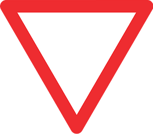 Give Way / Yield sign in Switzerland