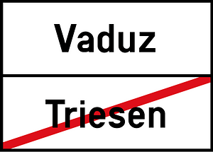 Leaving built up area sign in Switzerland
