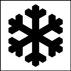 Snow or ice sign in Switzerland