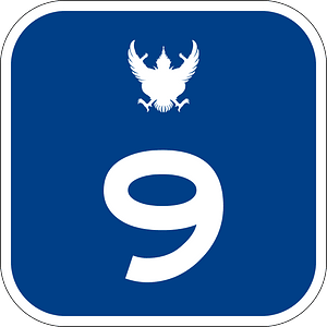 Nationalhighwayshield(s) sign in Thailand