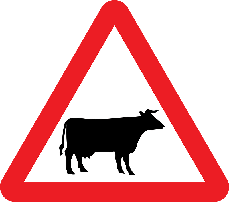 Domestic animals sign in UK