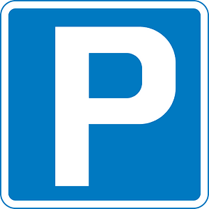 Parking sign in UK