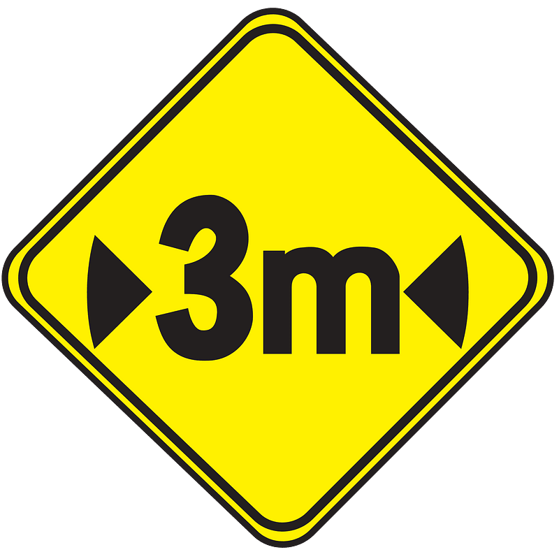 Width restriction ahead sign in Uruguay