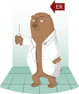 Cartoon bear 