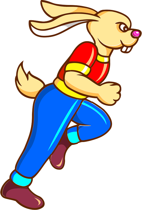 Running rabbit 