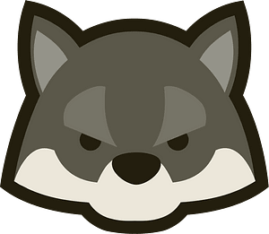 Wolf logo mascot 