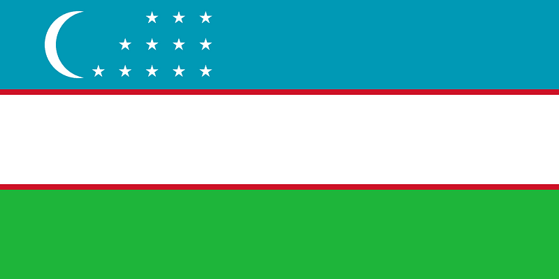 Flag of Uzbekistan