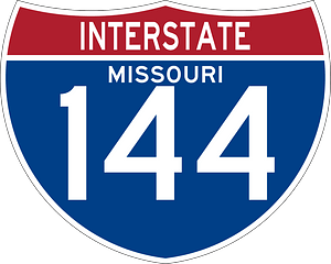 Interstate 144 Missouri sign