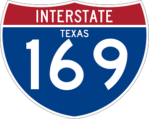 Interstate 169 Texas sign