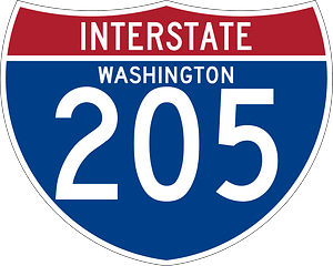 Interstate 205 Washington sign