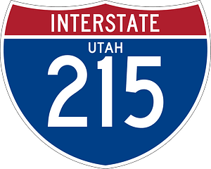 Interstate 215 Utah sign