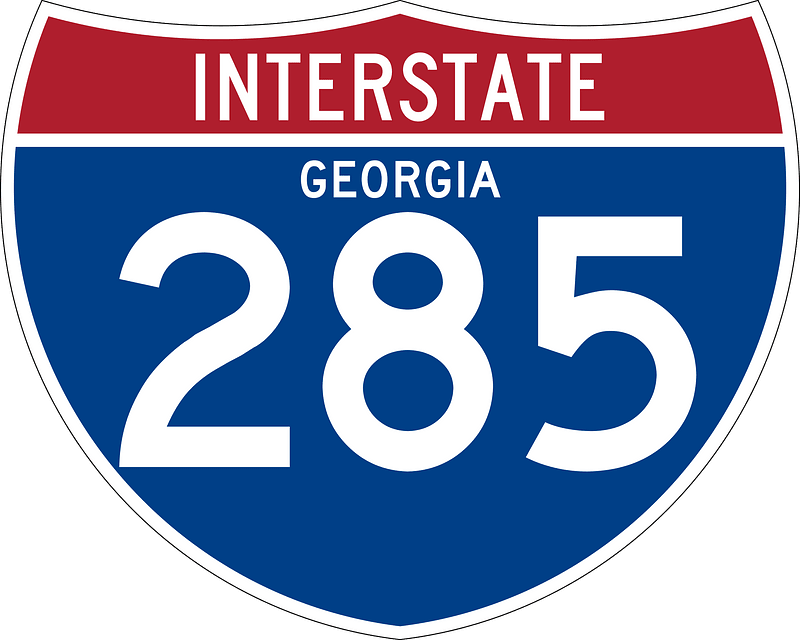 Interstate 285 Georgia sign