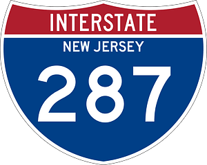 Interstate 287 New Jersey Metric sign - Free vector clipart images on ...