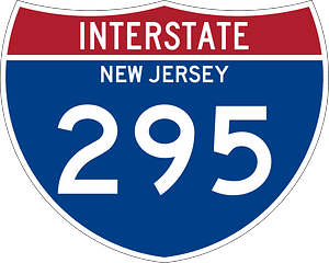 Interstate 295 New Jersey Metric sign