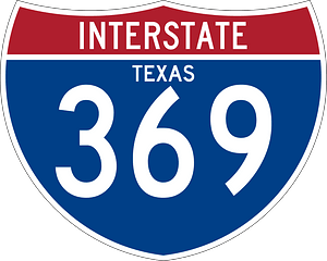 Interstate 369 Texas sign