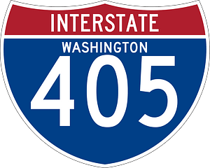 Interstate 405 Washington sign