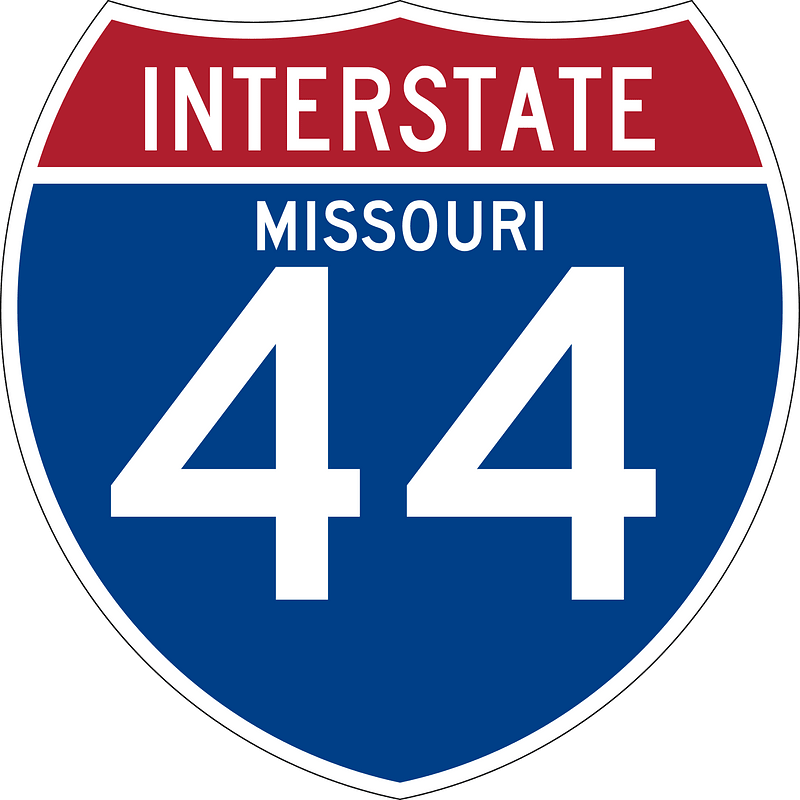 Interstate 44 Missouri sign