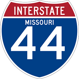 Interstate 44 Missouri sign