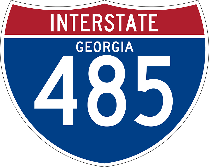 Interstate 485 Georgia sign