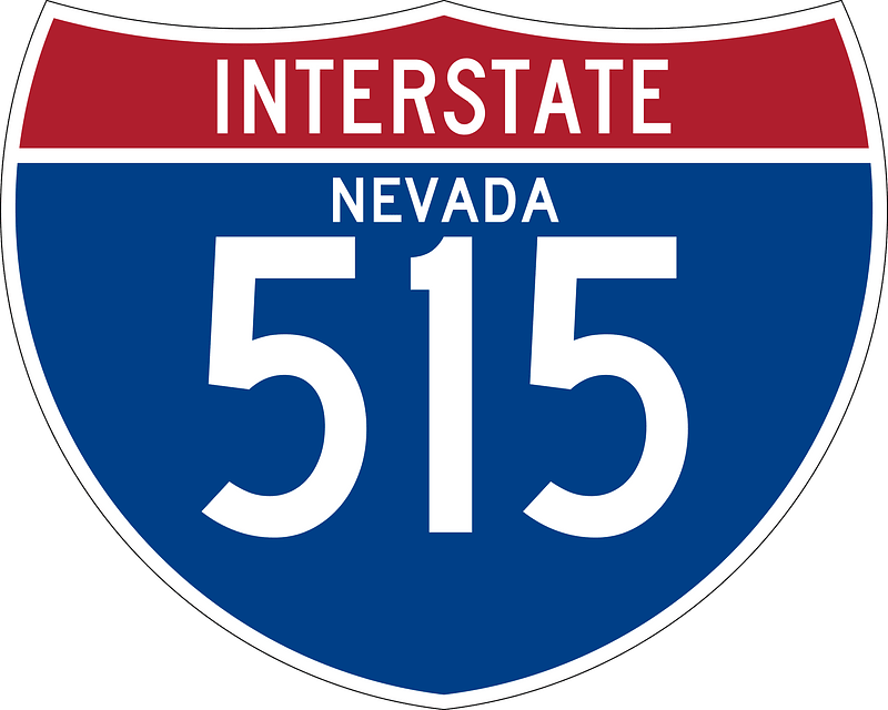 Interstate 515 Nevada sign