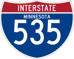 Interstate 535 Minnesota sign