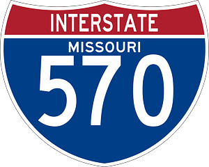 Interstate 570 Missouri sign