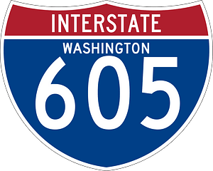 Interstate 605 Washington sign