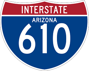Interstate 610 Arizona sign