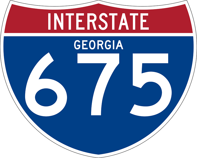 Interstate 675 Georgia sign