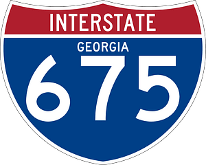 Interstate 675 Georgia sign