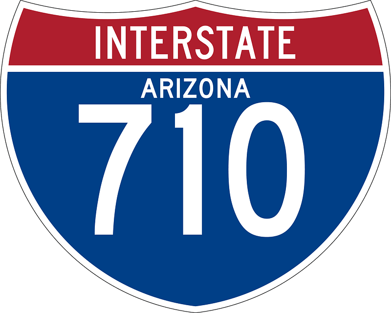 Interstate 710 Arizona sign