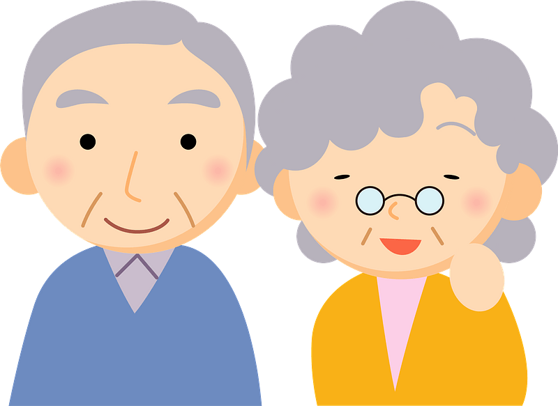 Old Couple - Grandparents