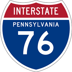 Interstate 76 Pennsylvania sign - Free vector clipart images on ...