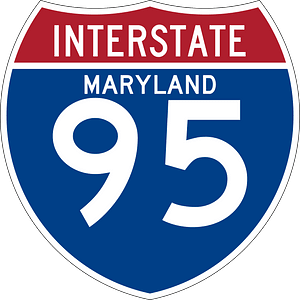 Interstate 95 Maryland sign