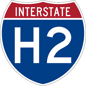 Interstate H2 Hawaii sign