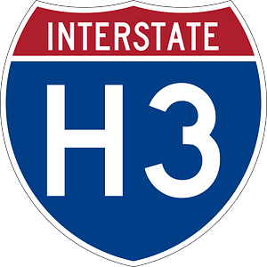 Interstate H3 Hawaii sign