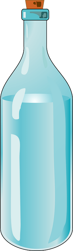 Bottle with cork